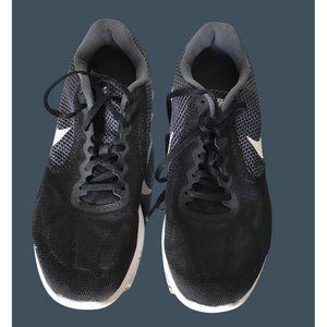 Nike Men's Running Shoes Size 10W Black/White Mesh Lightweight Breathable Athlet